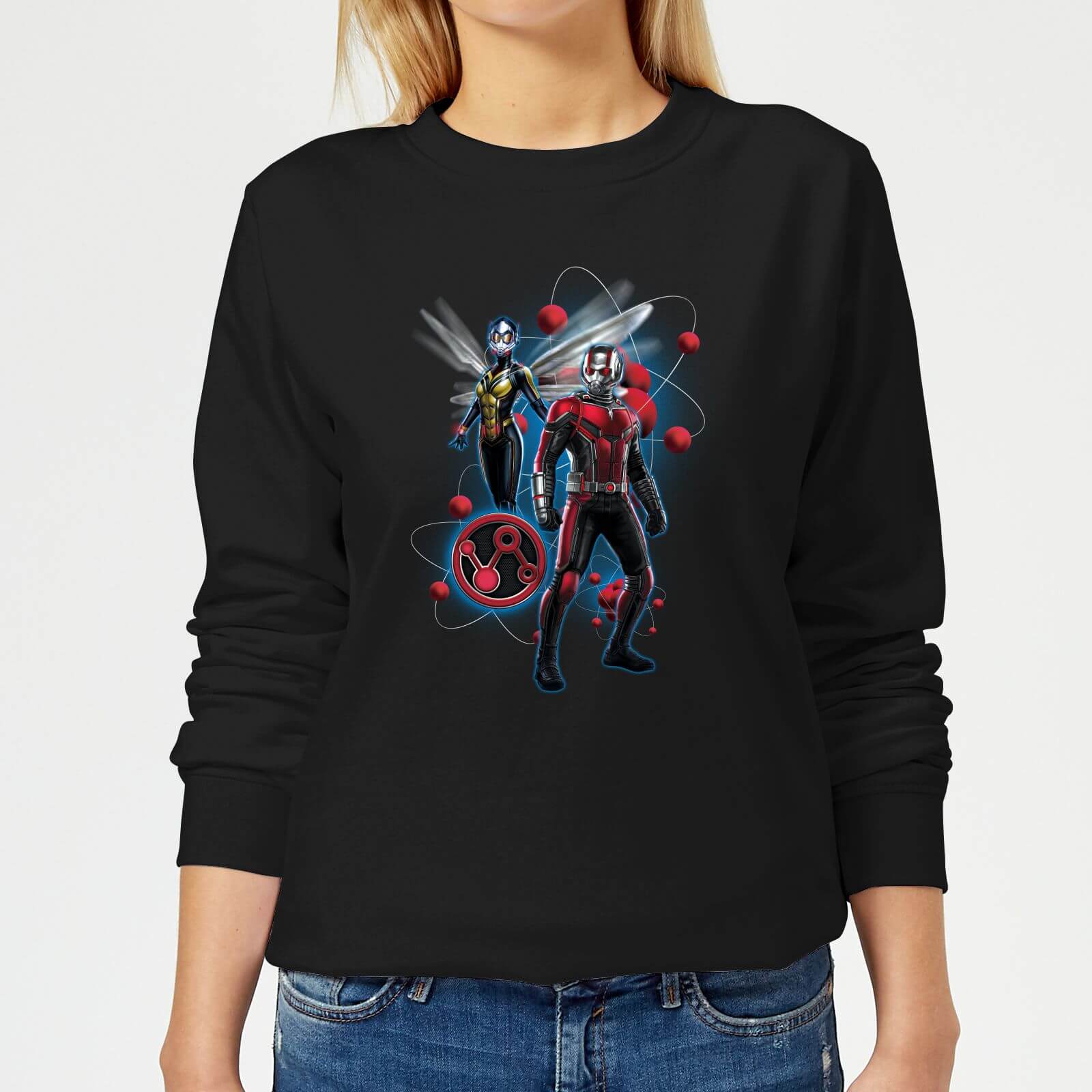 Ant-Man And The Wasp Particle Pose Damen Pullover - Schwarz - S - Schwarz