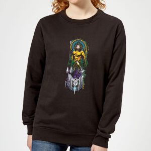 Aquaman And Ocean Master Damen Sweatshirt – Schwarz – XS