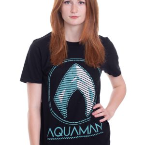 Aquaman – Distressed Shield – T-Shirt