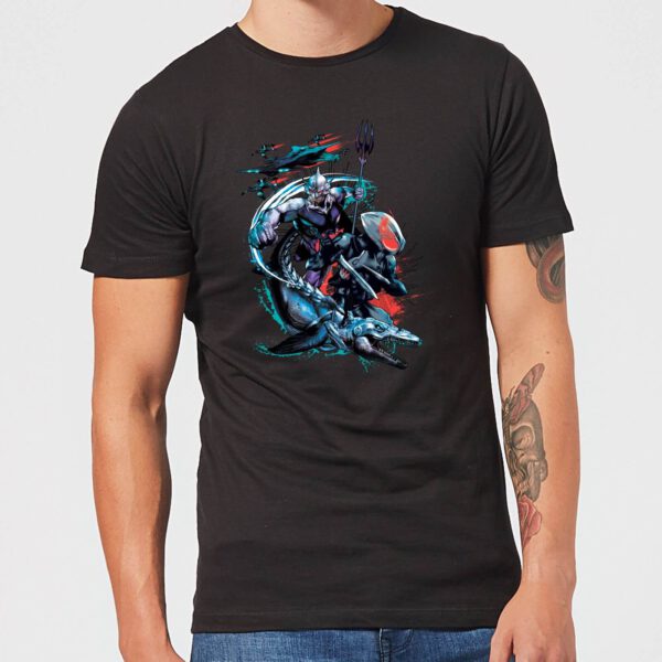 Aquaman Schwarz Manta & Ocean Master Herren T-Shirt - Schwarz - S - Schwarz