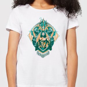 Aquaman Seven Kingdoms Damen T-Shirt – Weiß – S – Weiß