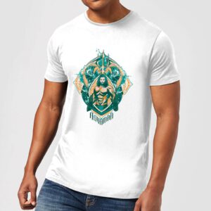 Aquaman Seven Kingdoms Herren T-Shirt – Weiß – S – Weiß