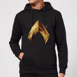 Aquaman Symbol Hoodie – Schwarz – XL