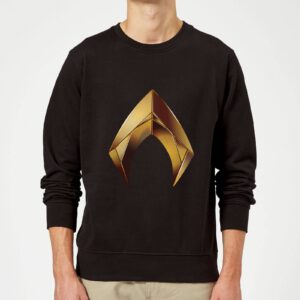 Aquaman Symbol Sweatshirt – Schwarz – S – Schwarz