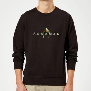 Aquaman Title Sweatshirt – Schwarz – S – Schwarz