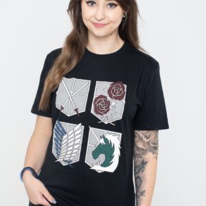 Attack On Titan – Emblems – T-Shirt