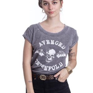 Avenged Sevenfold – Deathbat Burnout Grey – Girly