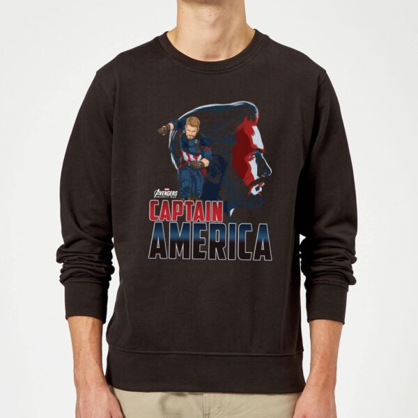 Avengers Captain America Pullover - Schwarz - L