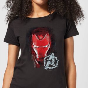 Avengers Endgame Iron Man Brushed Damen T-Shirt – Schwarz – S