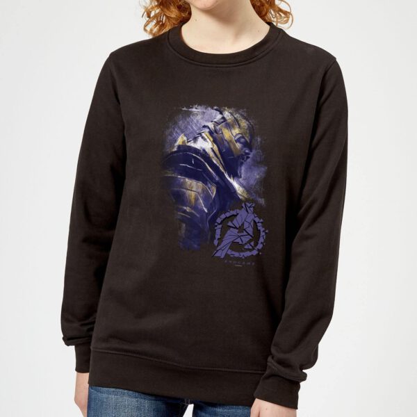 Avengers Endgame Thanos Brushed Damen Sweatshirt - Schwarz - L - Schwarz