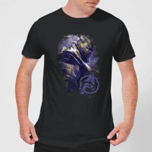 Avengers Endgame Thanos Brushed Herren T-Shirt – Schwarz – XS