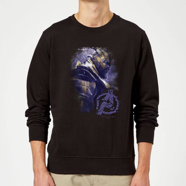 Avengers Endgame Thanos Brushed Sweatshirt - Schwarz - L