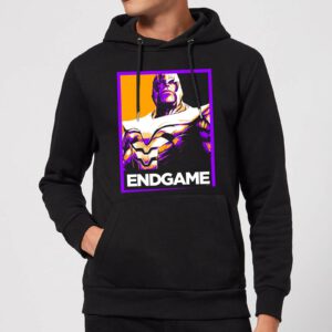 Avengers Endgame Thanos Poster Hoodie – Black – XL – Schwarz