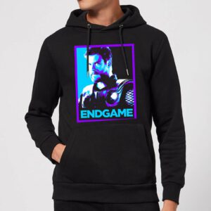 Avengers Endgame Thor Poster Hoodie – Black – XL
