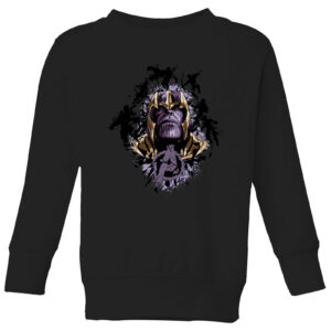 Avengers Endgame Warlord Thanos Kids‘ Sweatshirt – Schwarz – 3-4 Jahre