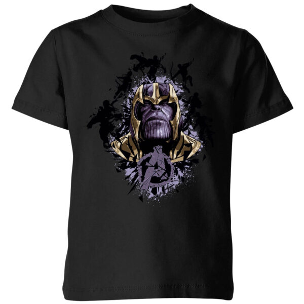 Avengers Endgame Warlord Thanos Kids' T-Shirt - Schwarz - 3-4 Jahre