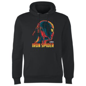 Avengers Iron Spider Hoodie – Schwarz – XL – Schwarz