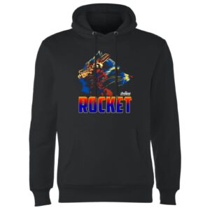 Avengers Rocket Hoodie – Schwarz – XL – Schwarz