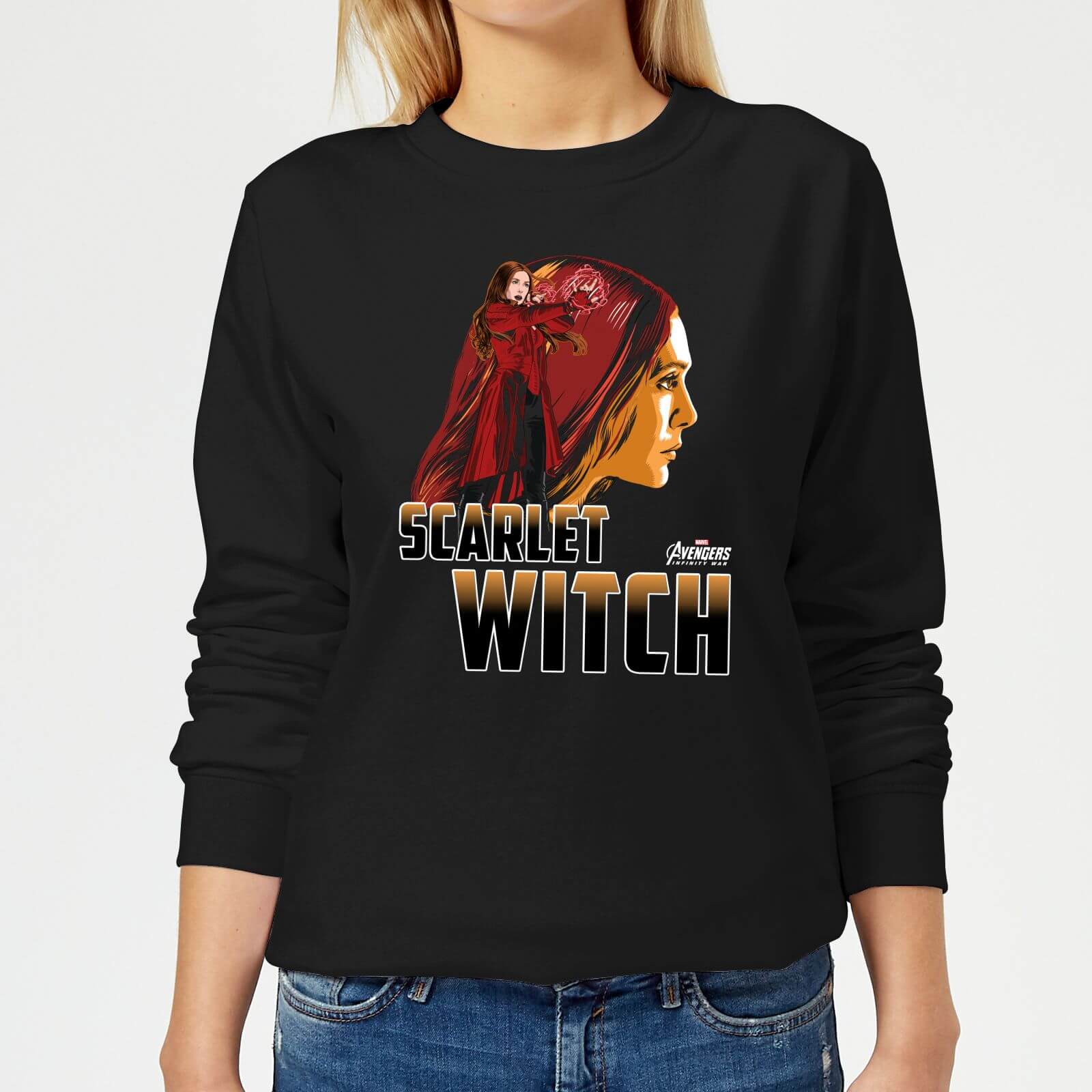 Avengers Scarlet Witch Damen Pullover - Schwarz - XS - Schwarz
