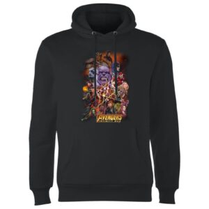 Avengers Team Portrait Hoodie – Schwarz – XL