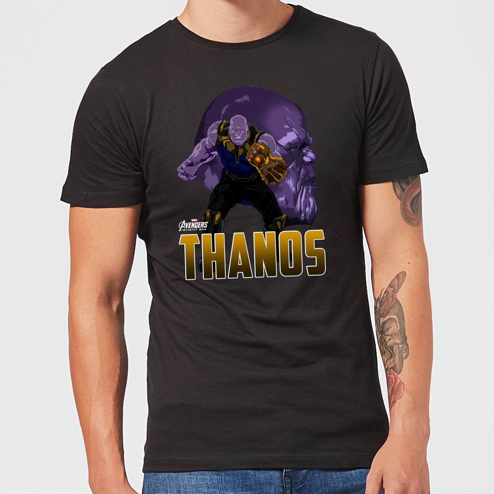 Avengers Thanos Herren T-Shirt – Schwarz – S