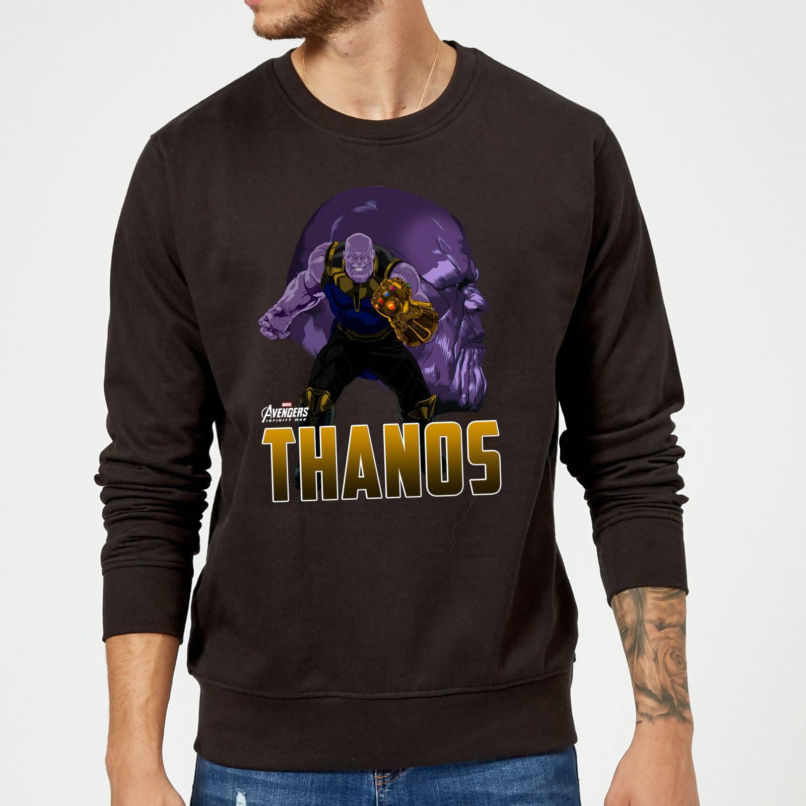 Avengers Thanos Pullover – Schwarz – S – Schwarz