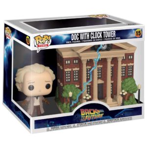 Back To The Future - Doc w/ Clock Tower POP! Deluxe -