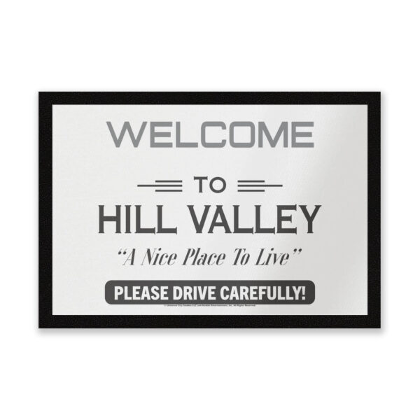 Back To The Future Hill Valley Entrance Mat