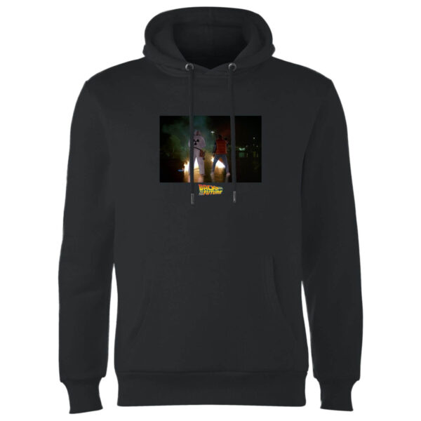 Back to the Future First Test Hoodie - Black - S - Schwarz