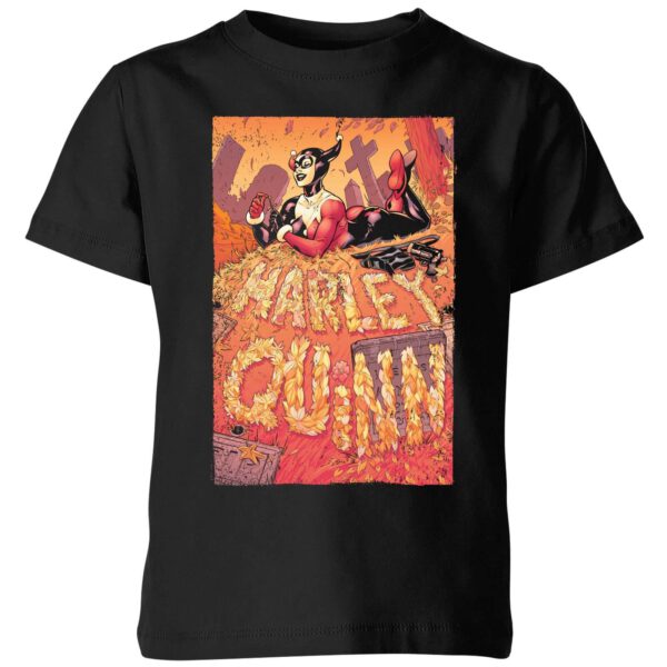 Batman Harley Quinn Cover Kids' T-Shirt - Black - 3-4 Jahre - Schwarz