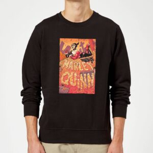 Batman Harley Quinn Cover Sweatshirt – Black – S – Schwarz