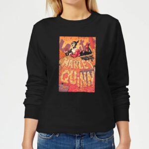 Batman Harley Quinn Cover Women’s Sweatshirt – Black – XS – Schwarz