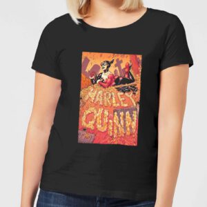 Batman Harley Quinn Cover Women’s T-Shirt – Black – S – Schwarz