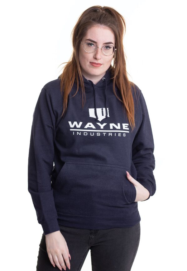 Batman - Wayne Industries Logo Navy - Hoodies