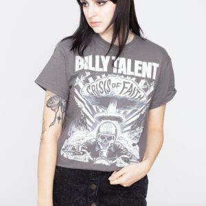 Billy Talent – Crisis Of Faith Cover Distressed Charcoal – T-Shirt