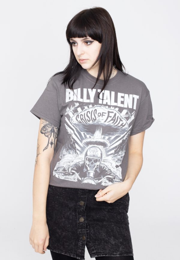 Billy Talent - Crisis Of Faith Cover Distressed Charcoal - - T-Shirts