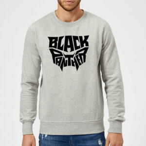 Black Panther Emblem Sweatshirt – Grau – M