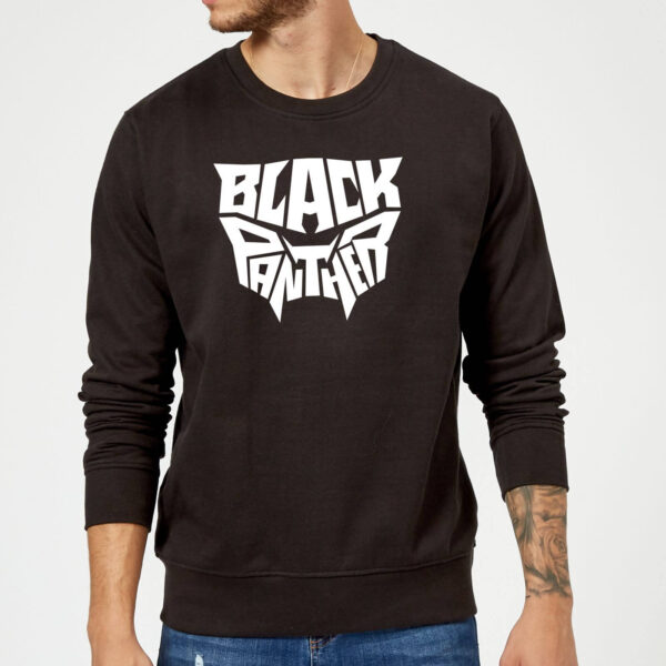 Black Panther Emblem Sweatshirt - Schwarz - L