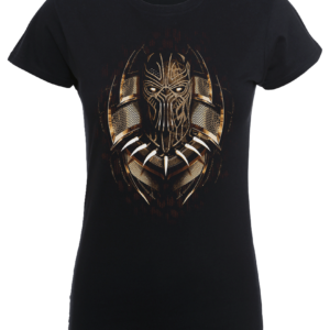 Black Panther Gold Eril Frauen T-Shirt - Schwarz - S - Schwarz
