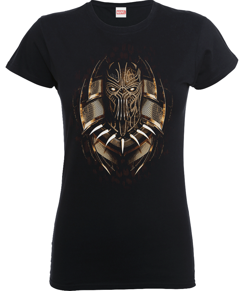 Black Panther Gold Eril Frauen T-Shirt - Schwarz - S - Schwarz