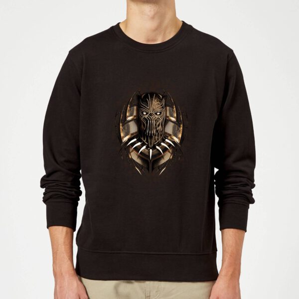 Black Panther Gold Eril Sweatshirt - Schwarz - L - Schwarz