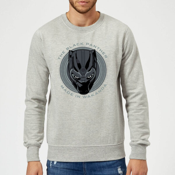 Black Panther Made in Wakanda Sweatshirt - Grau - M