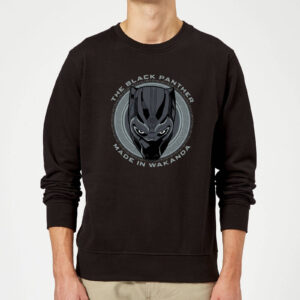 Black Panther Made in Wakanda Sweatshirt – Schwarz – L