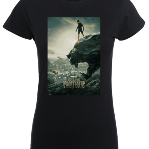 Black Panther Poster Frauen T-Shirt – Schwarz – S