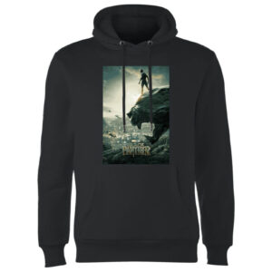 Black Panther Poster Hoodie – Black – XL – Schwarz