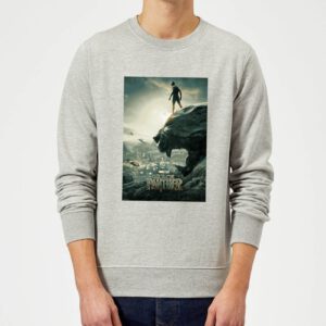 Black Panther Poster Sweatshirt – Grau – M – Grau