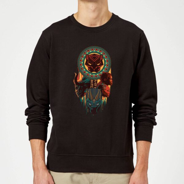 Black Panther Totem Sweatshirt - Schwarz - L