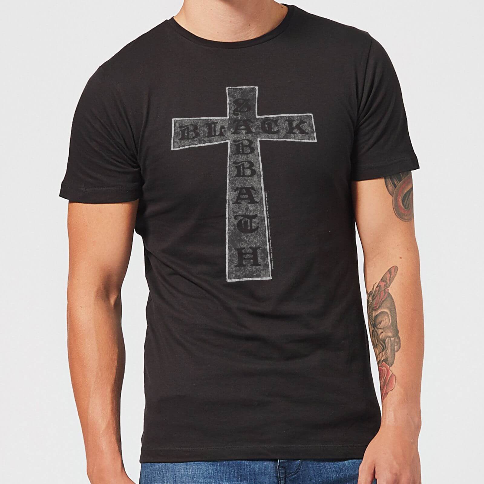 Black Sabbath Cross Herren T-Shirt – Schwarz – S