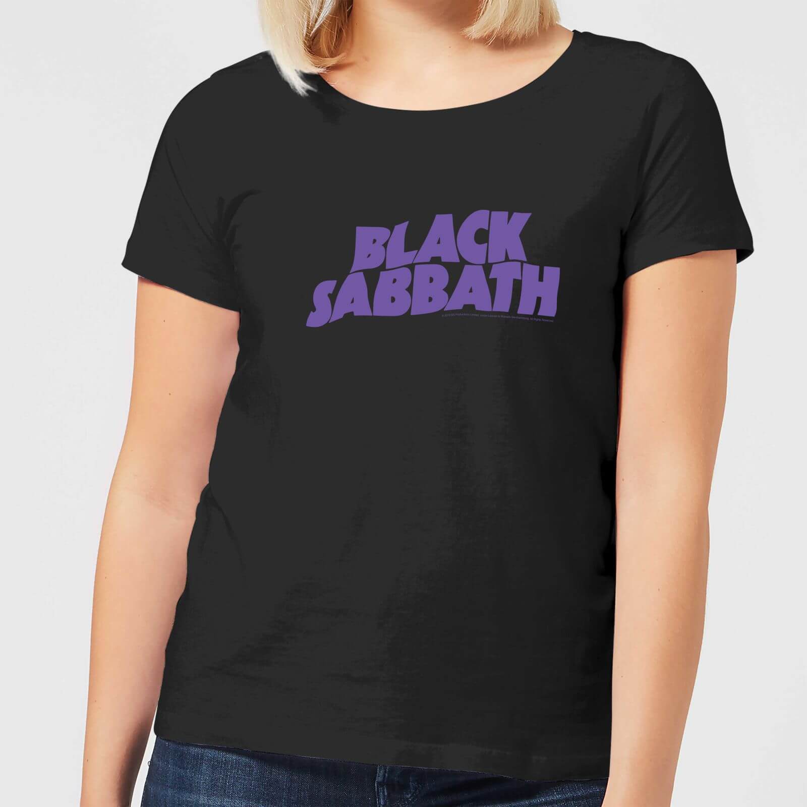 Black Sabbath Logo Damen T-Shirt – Schwarz – S