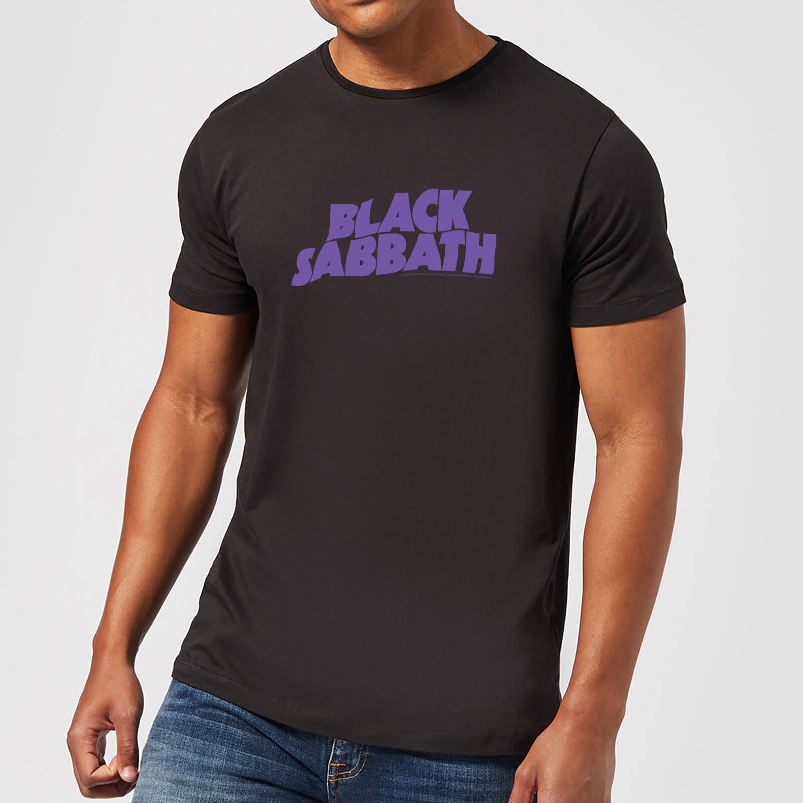 Black Sabbath Logo Herren T-Shirt – Schwarz – S